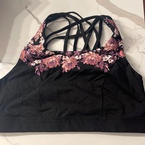 Torrid Floral Print Sports Bra